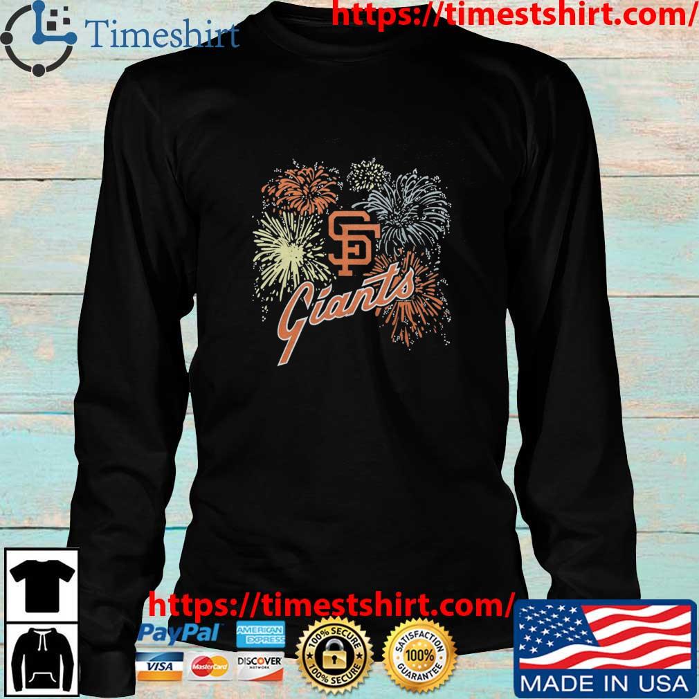 San Francisco Giants Fireworks 4th Of July Shirt - High-Quality