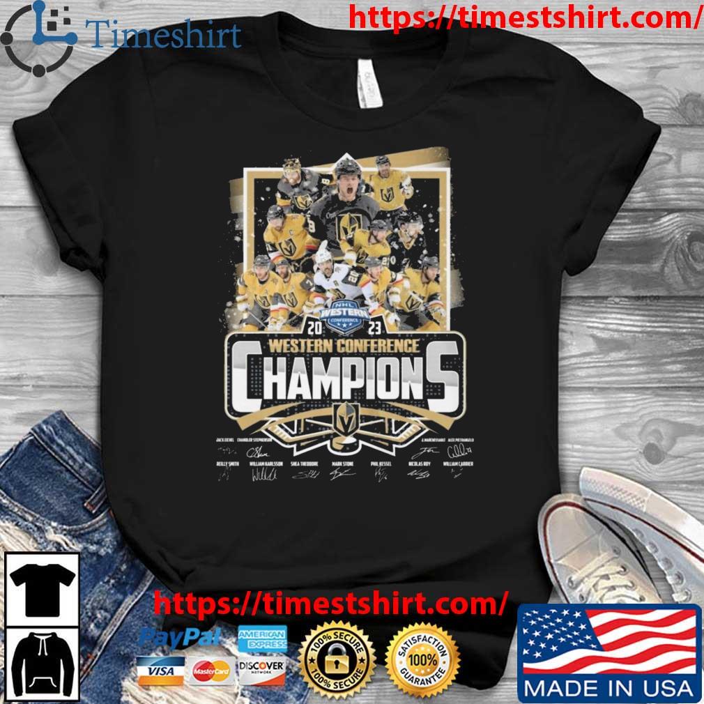 Vegas Golden Knights 2023 Western Conference Champions Players Name Shirt -  Tagotee
