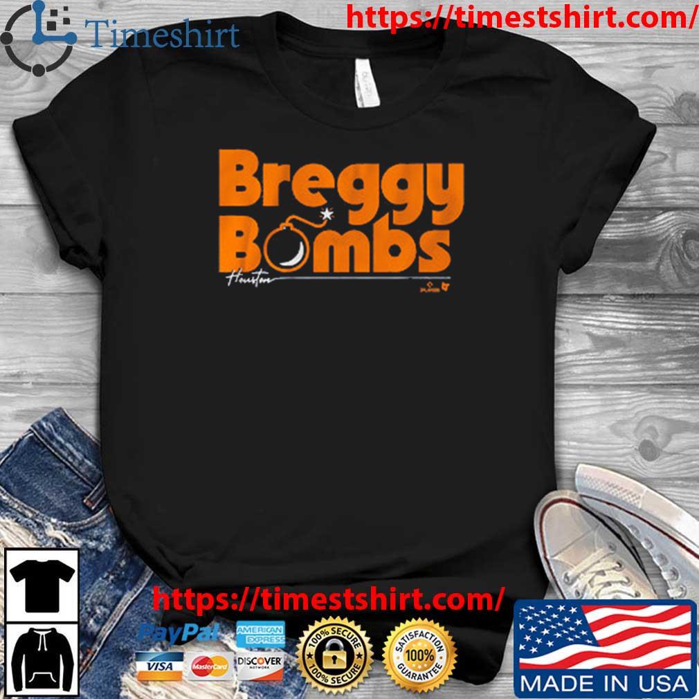 Alex Bregman Breggy Bombs Houston Astros Shirt - Reallgraphics