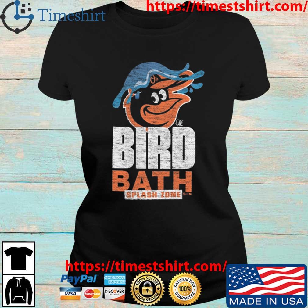 Baltimore Orioles bird bath splash zone logo shirt, hoodie, sweater and  v-neck t-shirt