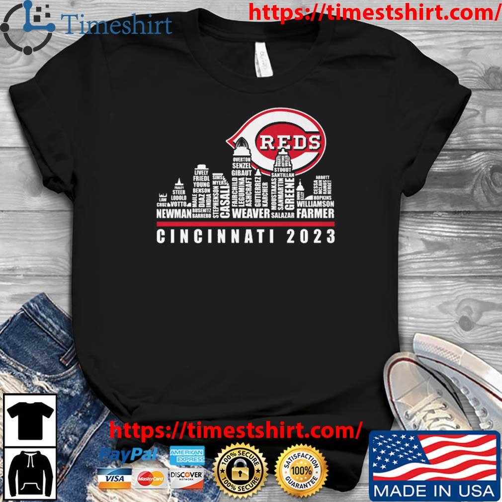 Cincinnati Reds team names city 2023 shirt, hoodie, sweater, long sleeve  and tank top
