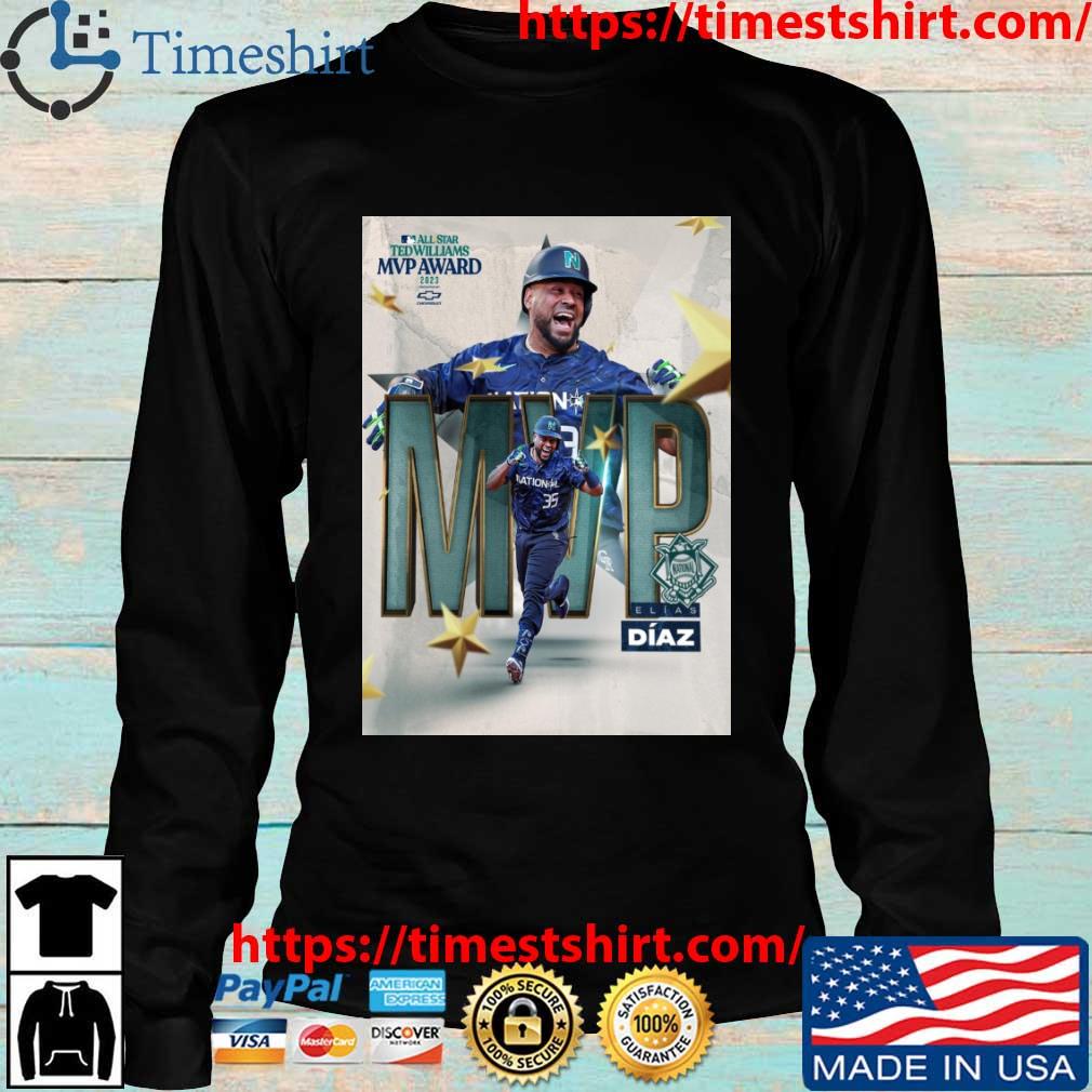 Elias Diaz Is The 2023 All Star Ted Williams MVP Award Winner Unisex T-Shirt  - Byztee