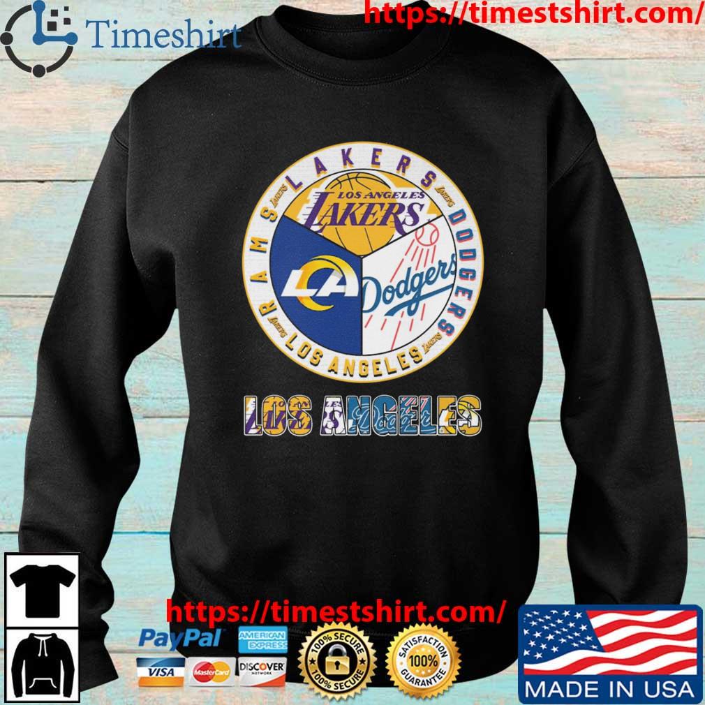 Los Angeles Lakers Dodgers Rams City Champions 2023 shirt, hoodie, sweater,  long sleeve and tank top