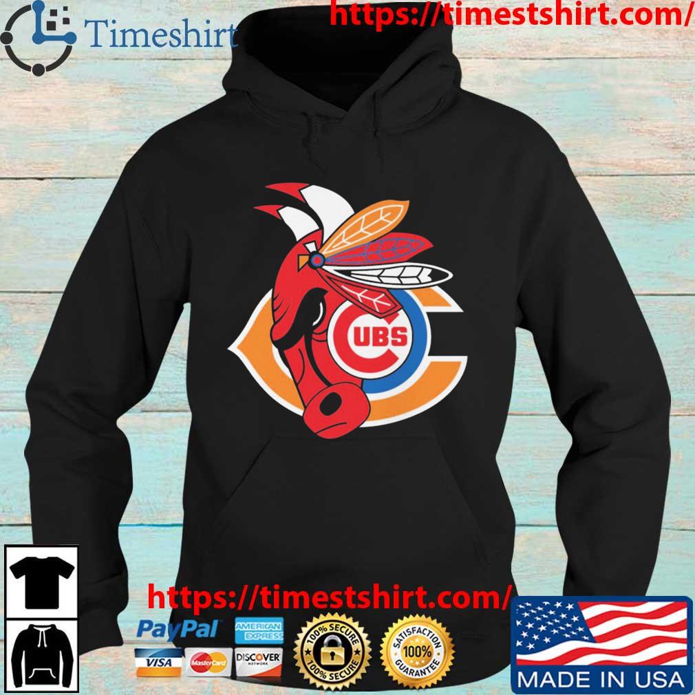 Chicago Cubs Bulls Bears Blackhawks Logo shirt, hoodie, sweater