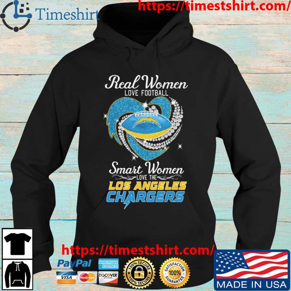 Real women love football smart women love the Los Angeles Chargers 2023  logo shirt, hoodie, sweater, long sleeve and tank top