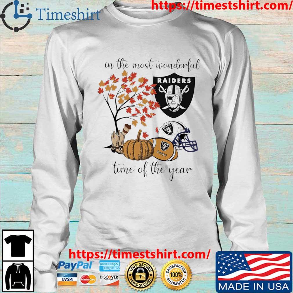 In The Most Wonderful Time Of The Year Las Vegas Raiders Shirt Hoodie  Tank-Top Quotes