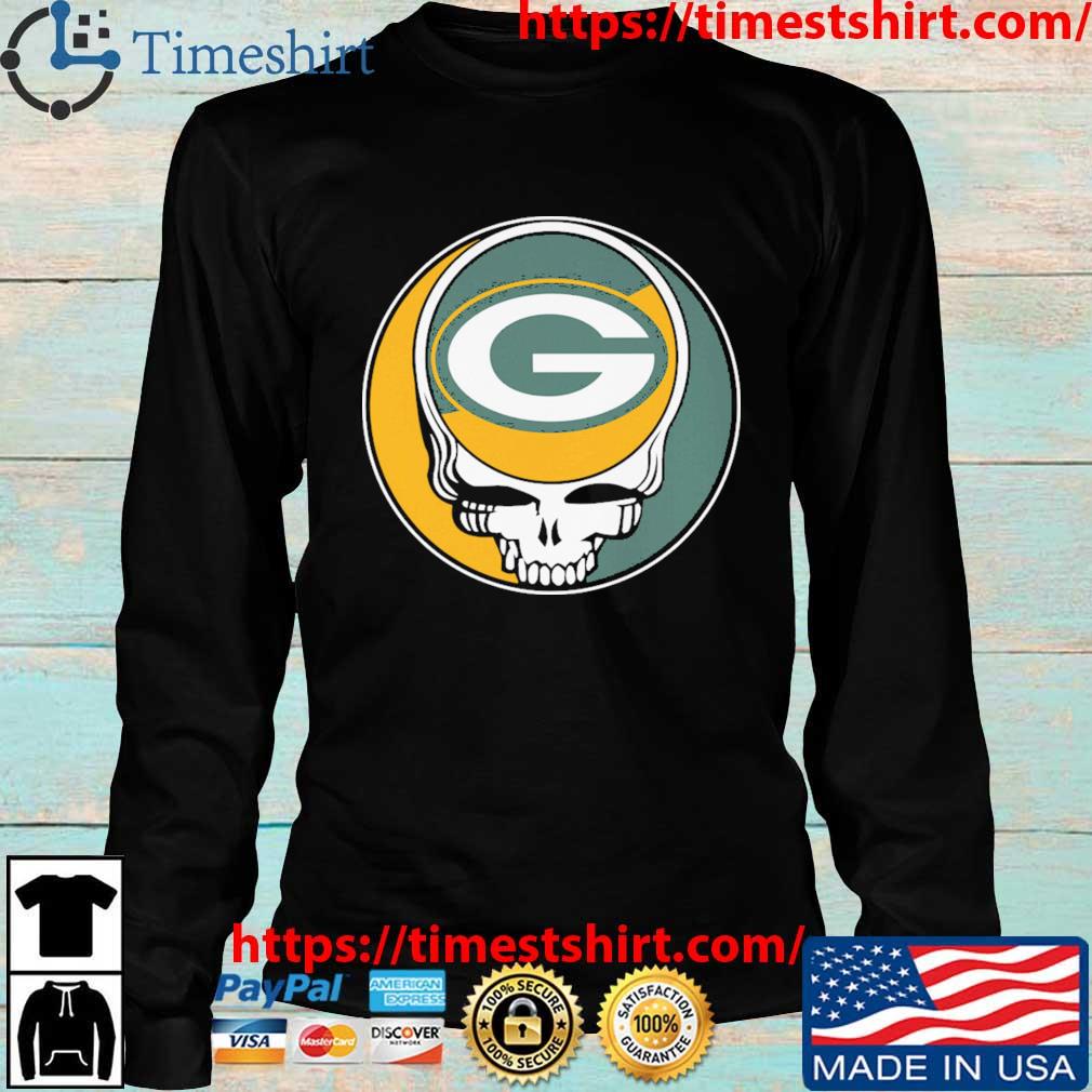 NFL Green Bay Packers Grateful Dead Fan Fan Football T-Shirt - TeeNaviSport