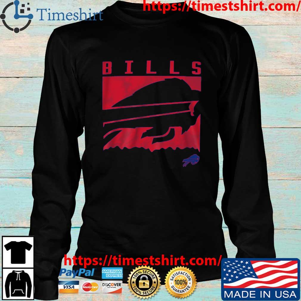 NFL Team Apparel Boys' Buffalo Bills 3rd and Goal Crew Sweatshirt