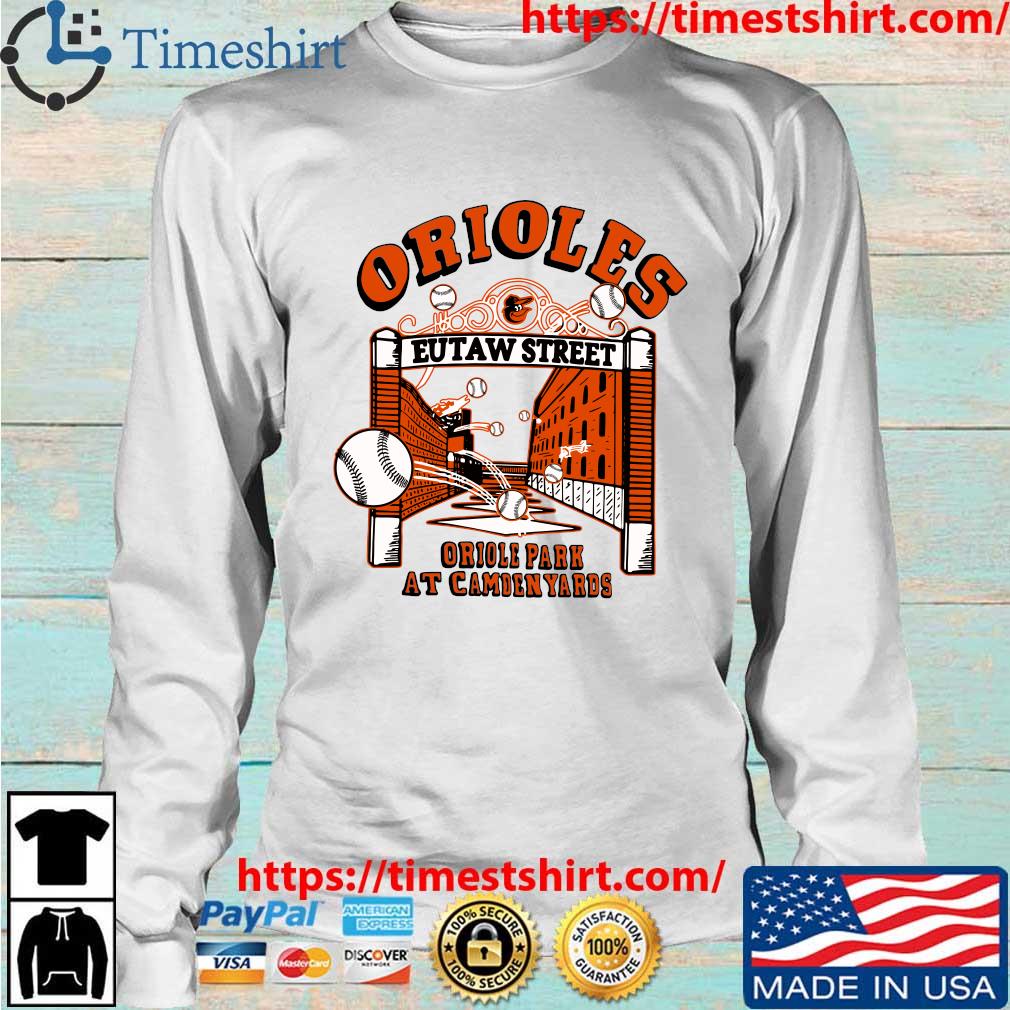 Official 2023 Baltimore Orioles Eutaw Street Hyper Local Tri-Blend