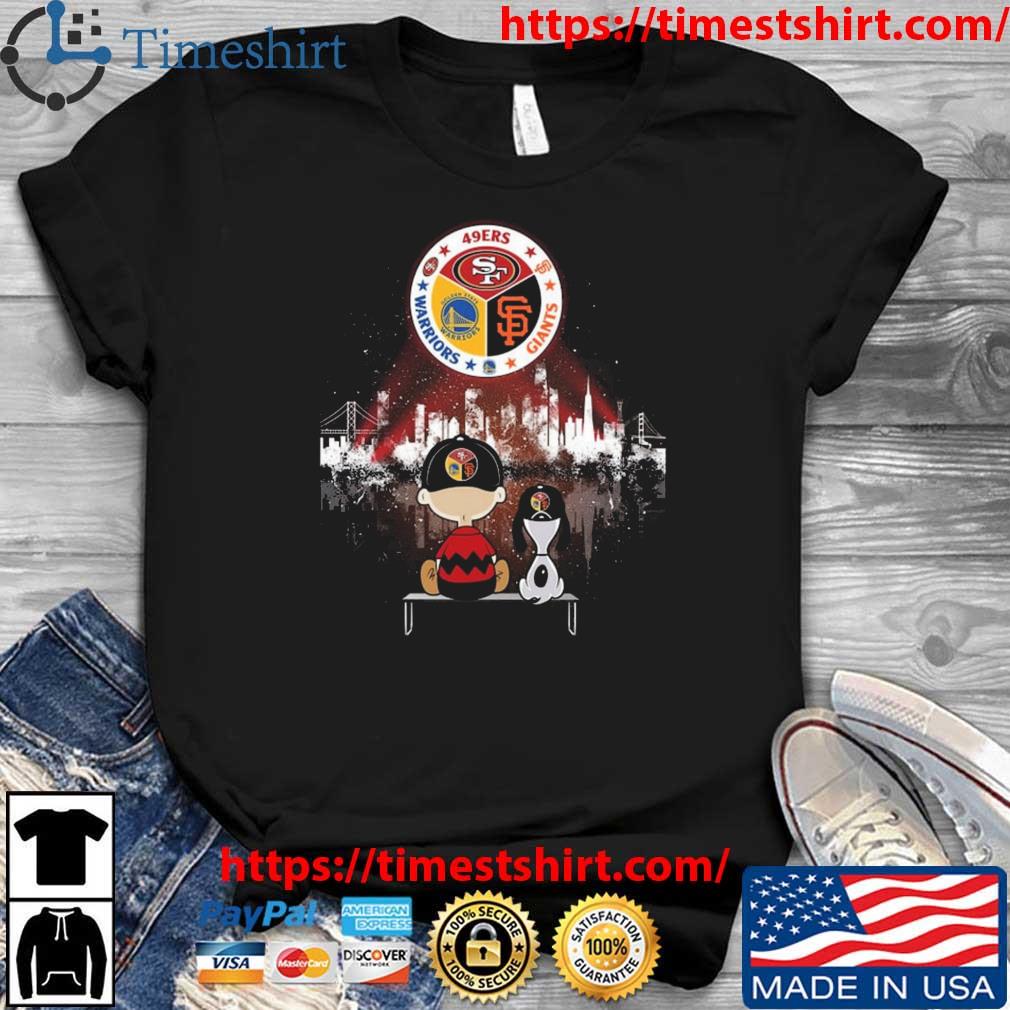 San Francisco 49ers Snoopy and Charlie Brown Peanuts Abbey road shirt,  hoodie, sweater, long sleeve and tank top