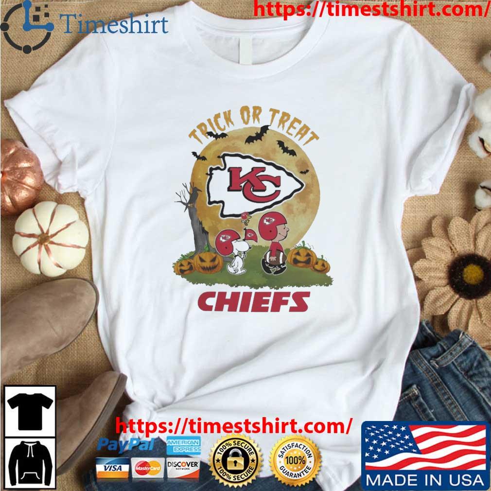 Snoopy Charlie Brown Trick Or Treat Halloween Kansas City Chiefs