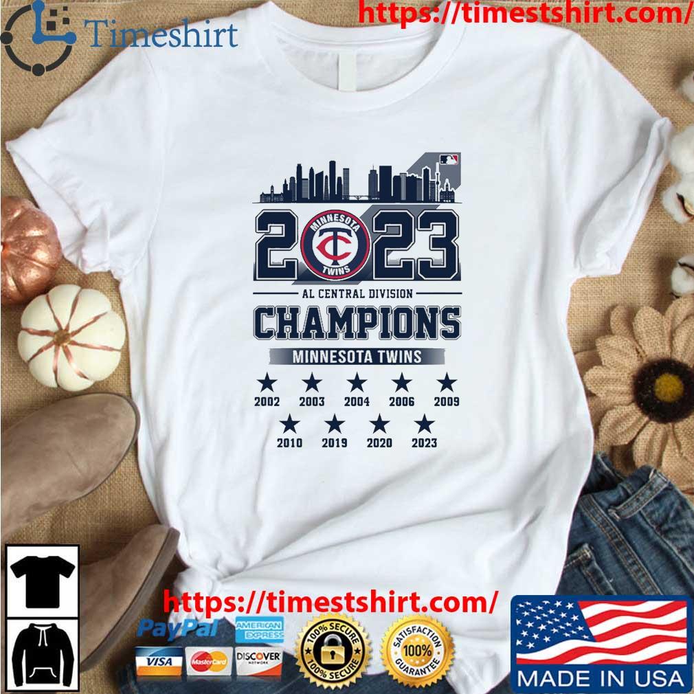 2023 Al Central Division Champions Minnesota Twins t-shirt