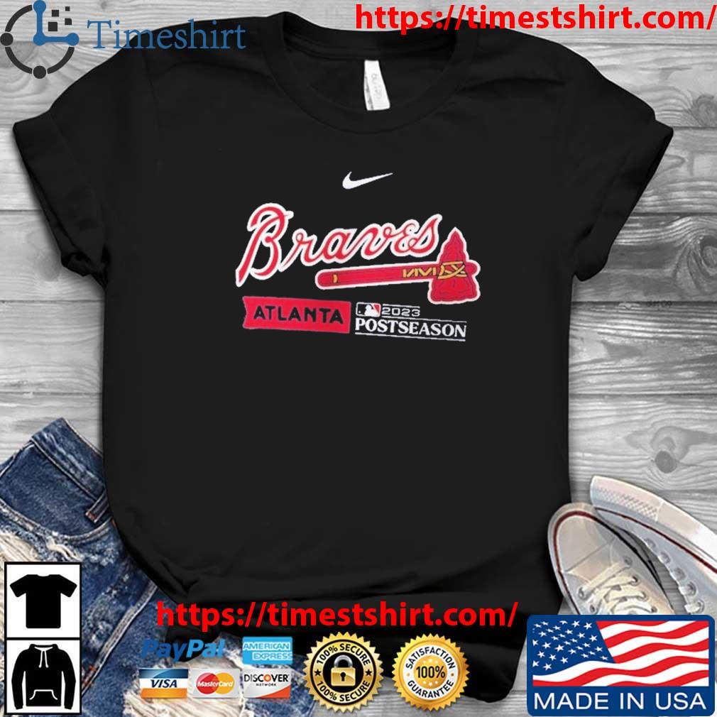 Nike Atlanta Braves 2023 Postseason Authentic Collection Dugout Shirt