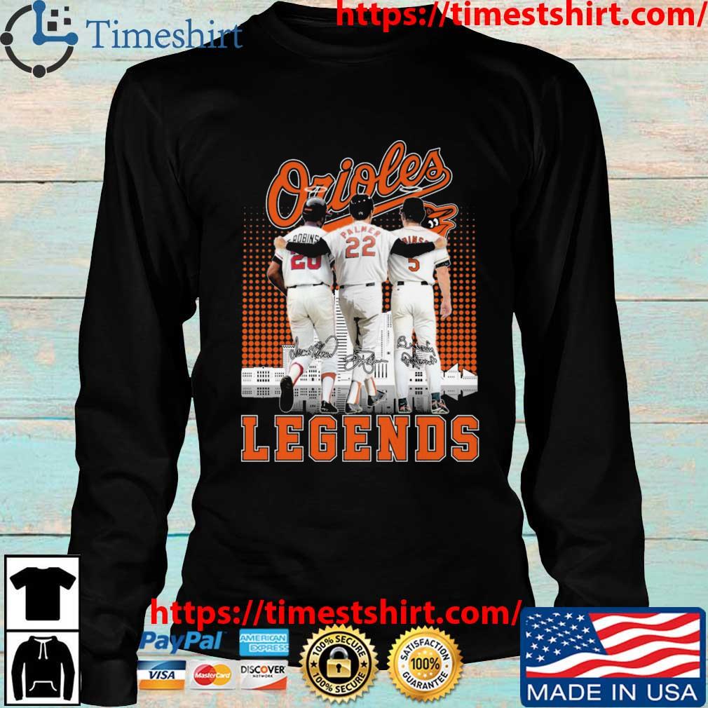 Original Baltimore Orioles Legends Frank Robinson Jim Palmer And Brooks  Robinson Signatures shirt, hoodie, sweater, long sleeve and tank top