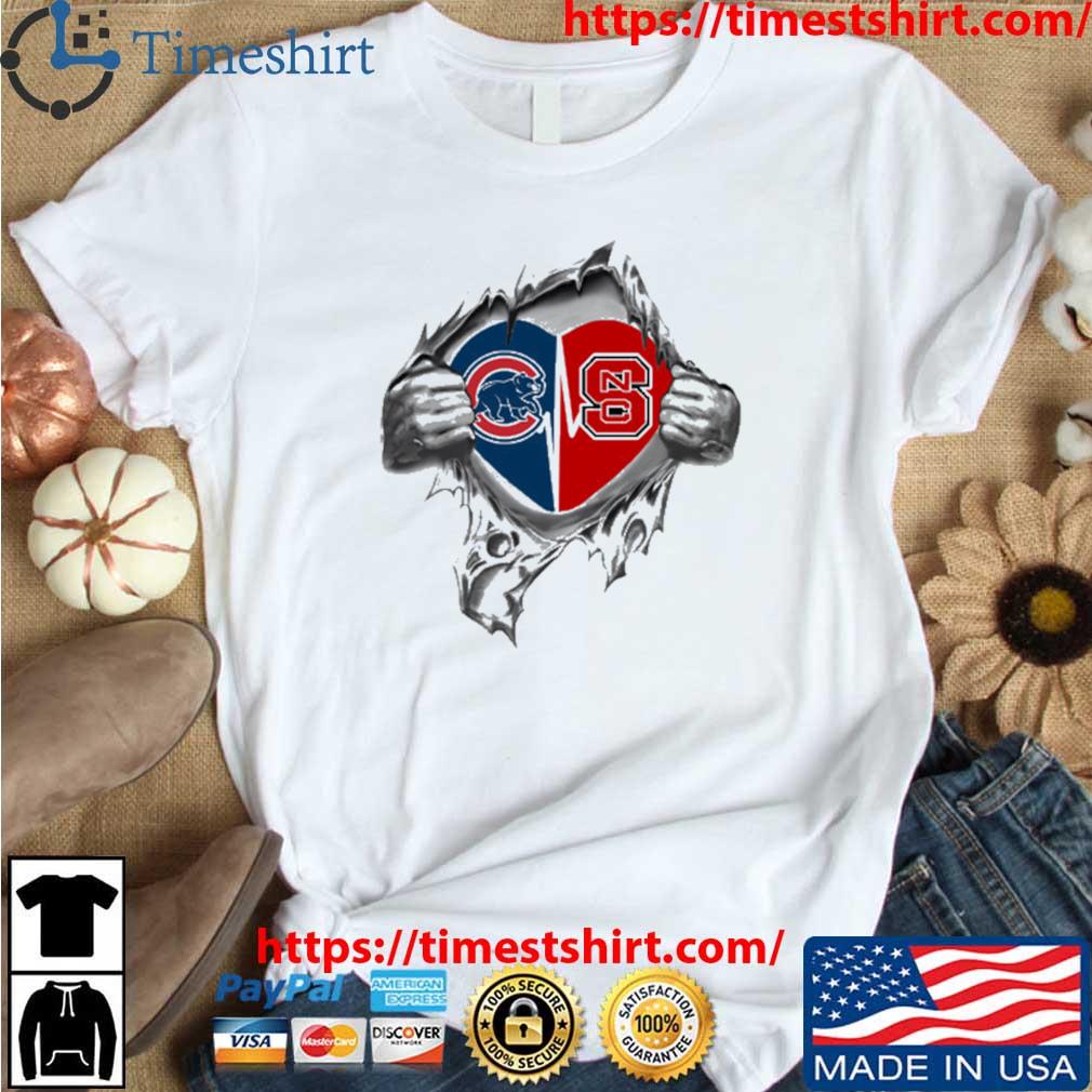 Chicago Bears Inside My Heart Chicago Cubs Shirt, hoodie, sweater, long  sleeve and tank top