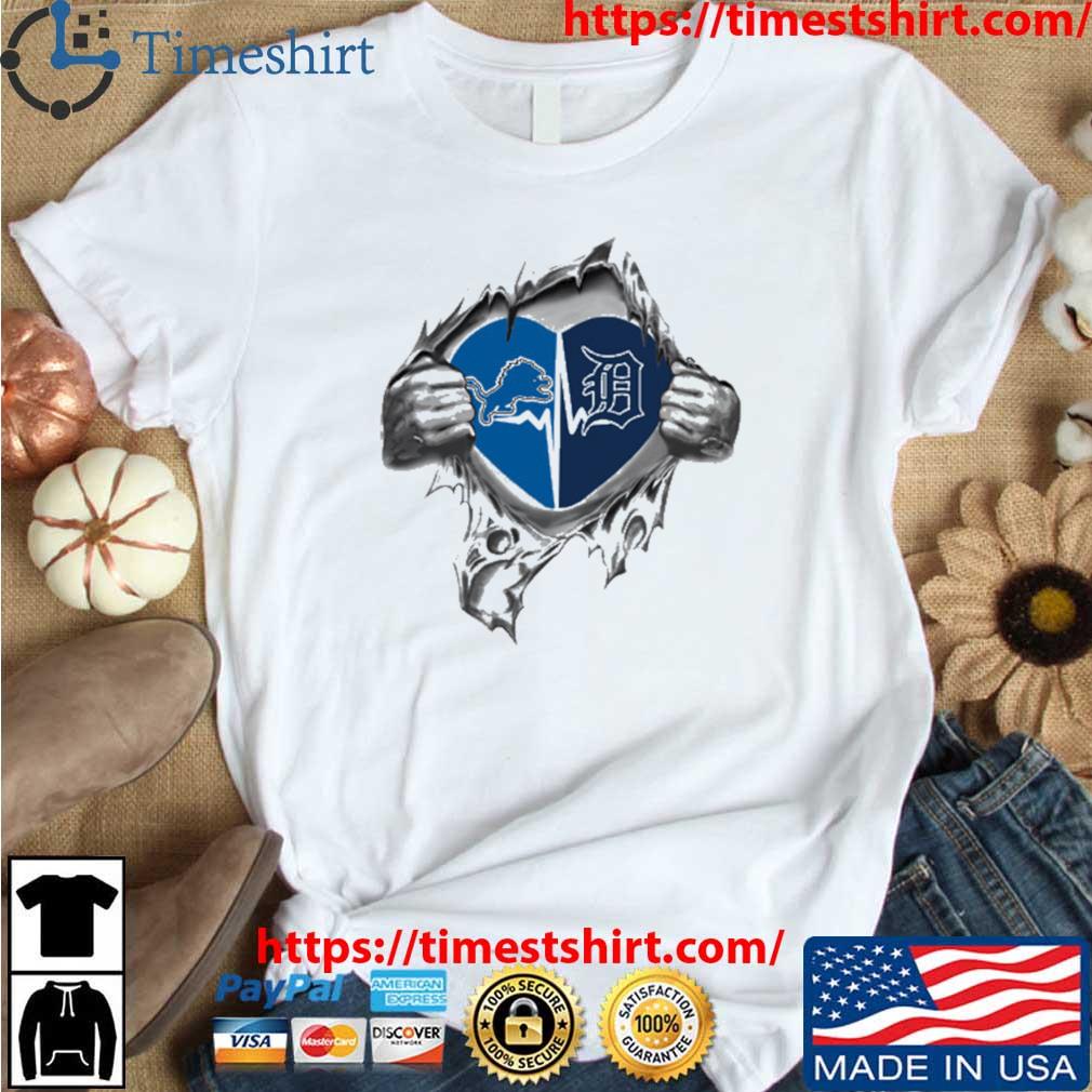 Blood Inside Me Detroit Lions And Detroit Tigers 2023 shirt