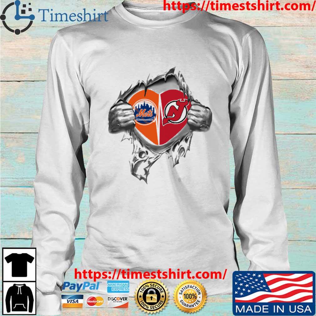 Blood Inside Me New York Mets And New Jersey Devils 2023 shirt, hoodie,  sweater, long sleeve and tank top