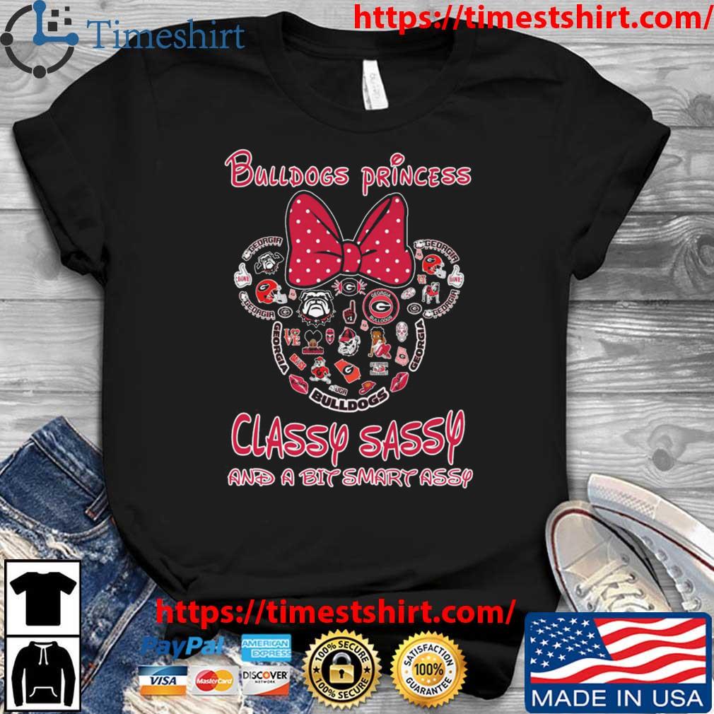 Bulldogs Princess Classy Sassy And A Bit Smart Assy t-shirt