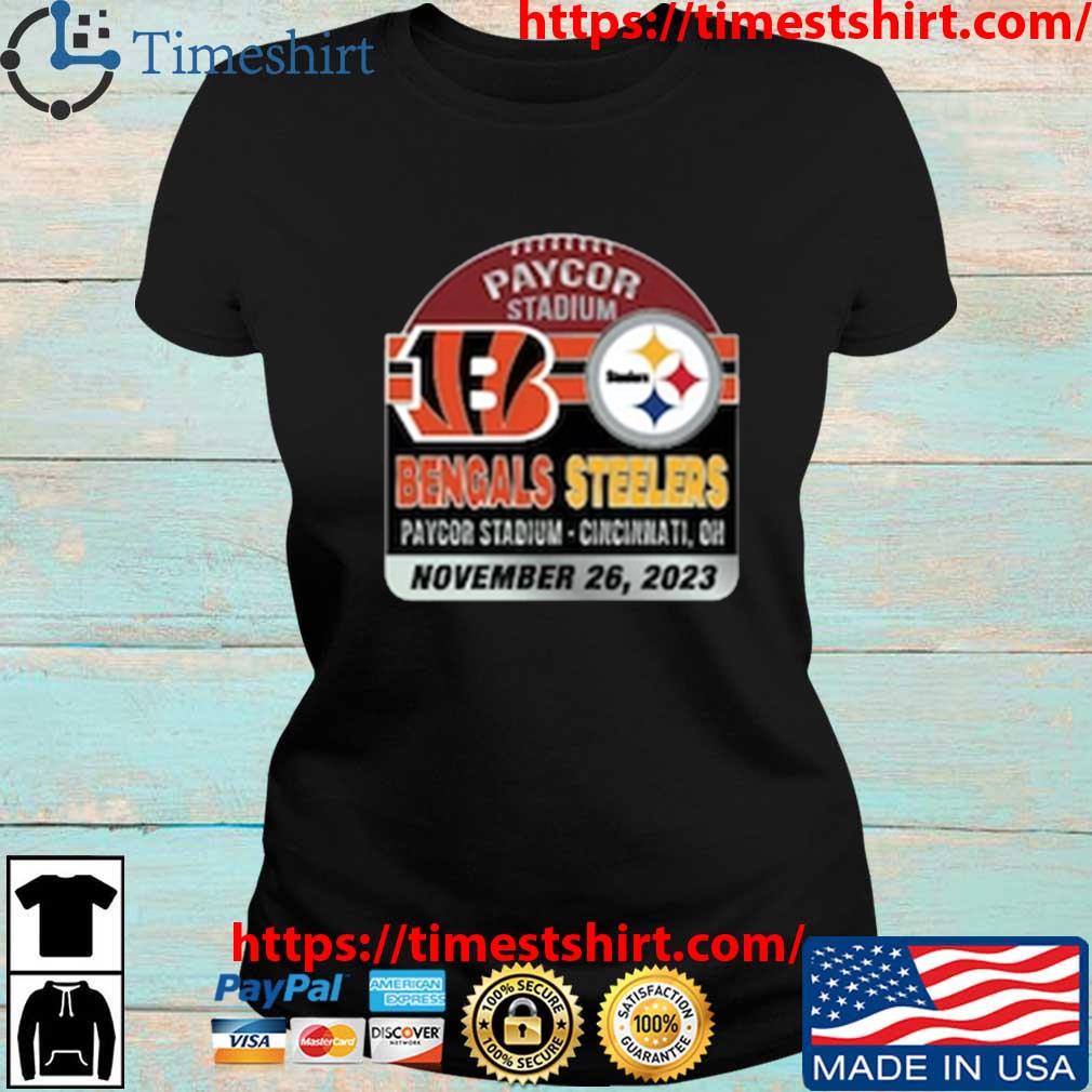 Black Homage Men's Cincinnati Ohio Bengals Shirt, hoodie, sweater, long  sleeve and tank top