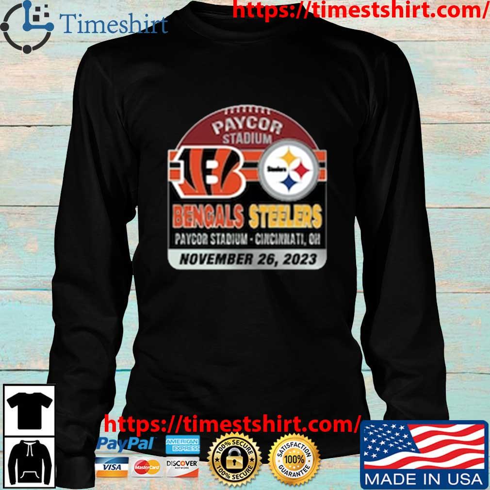 Black Homage Men's Cincinnati Ohio Bengals Shirt, hoodie, sweater, long  sleeve and tank top