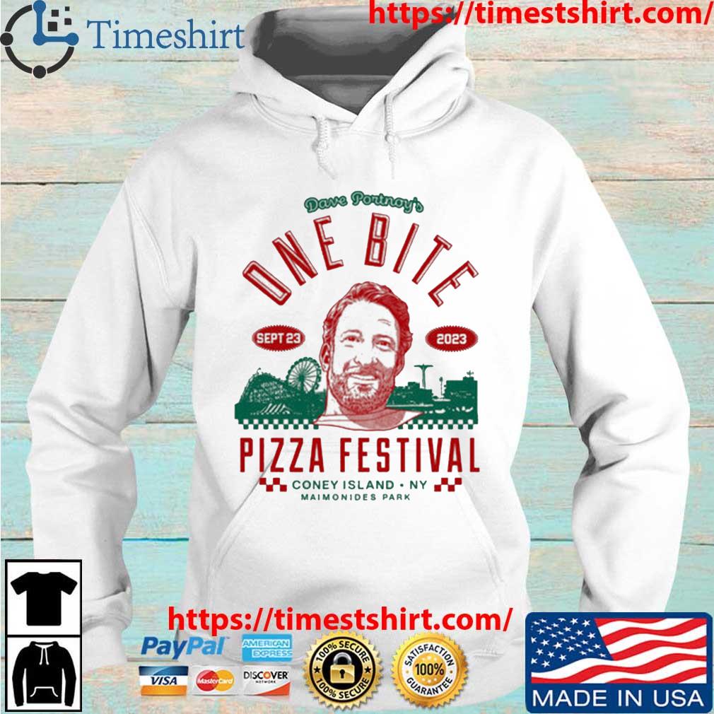 Dave Portnoy One Bite Sep 23 2023 Pizza Festival t-s Hoodie trang