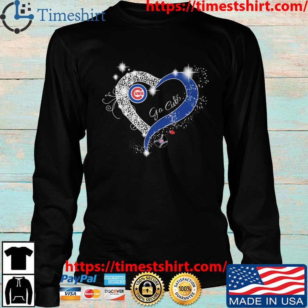 Chicago Cubs diamond heart logo 2023 shirt, hoodie, sweater, long sleeve  and tank top