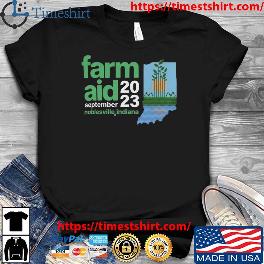 Farm Aid September 2023 Noblesville Indiana Festival t-shirt