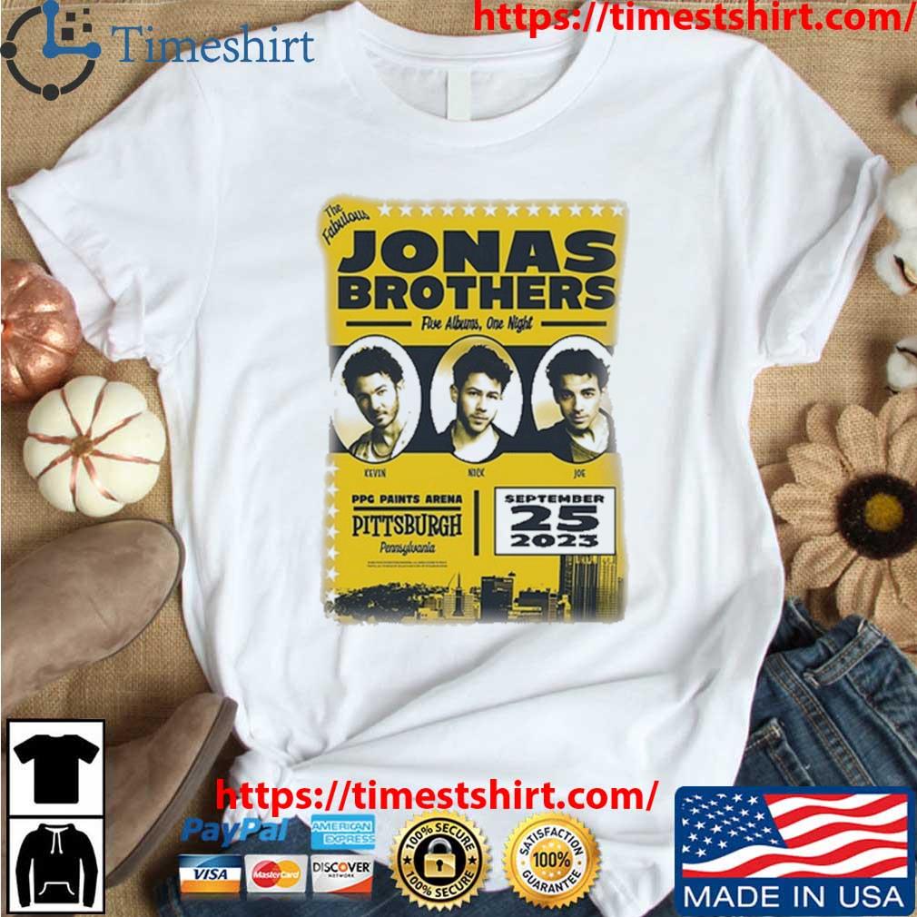 Jonas Brothers Pittsburgh, Pennsylvania 09.25.2023 t-shirt