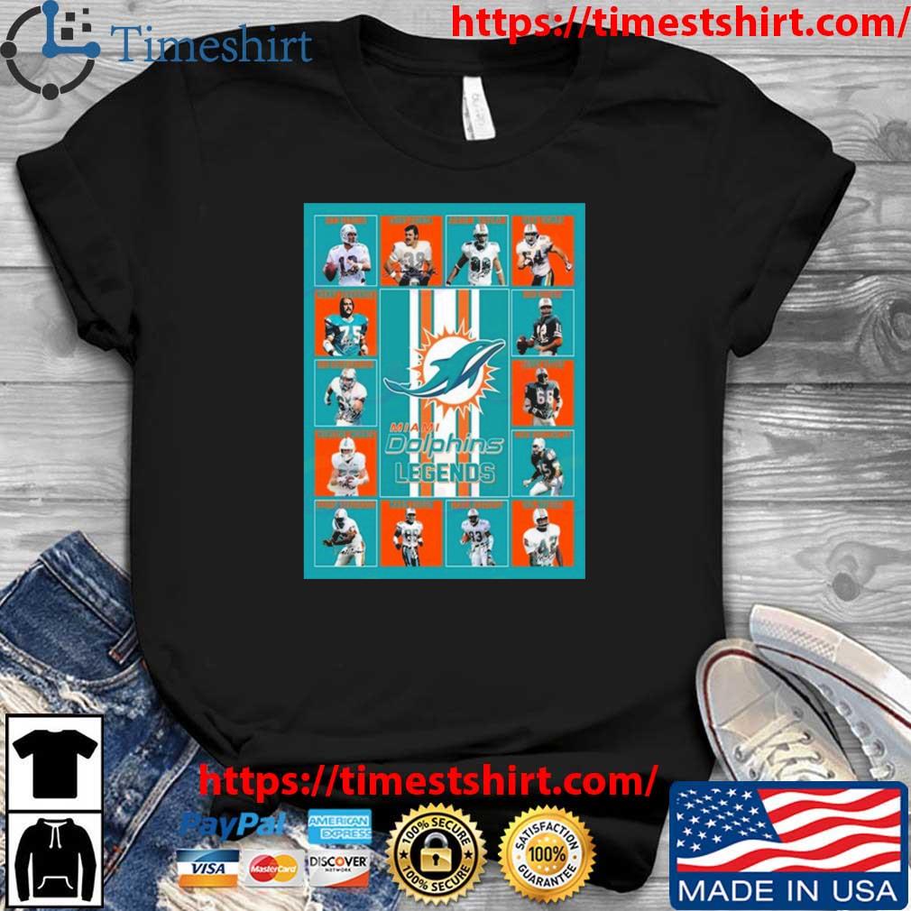 Miami Dolphins Legends Players 2023 Signatures shirt - teejeep