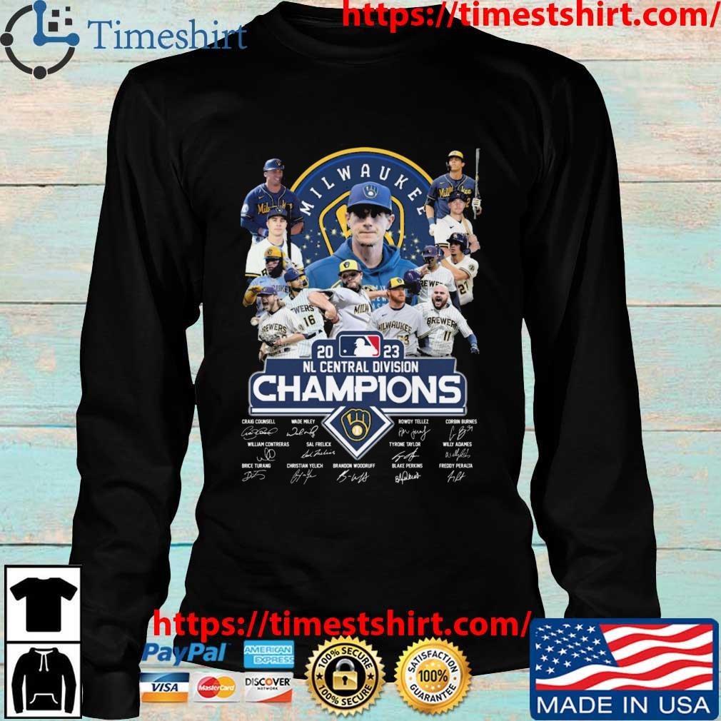 MLB NL Central Division 2023 Champions Milwaukee Brewers Shirt, hoodie,  longsleeve, sweater