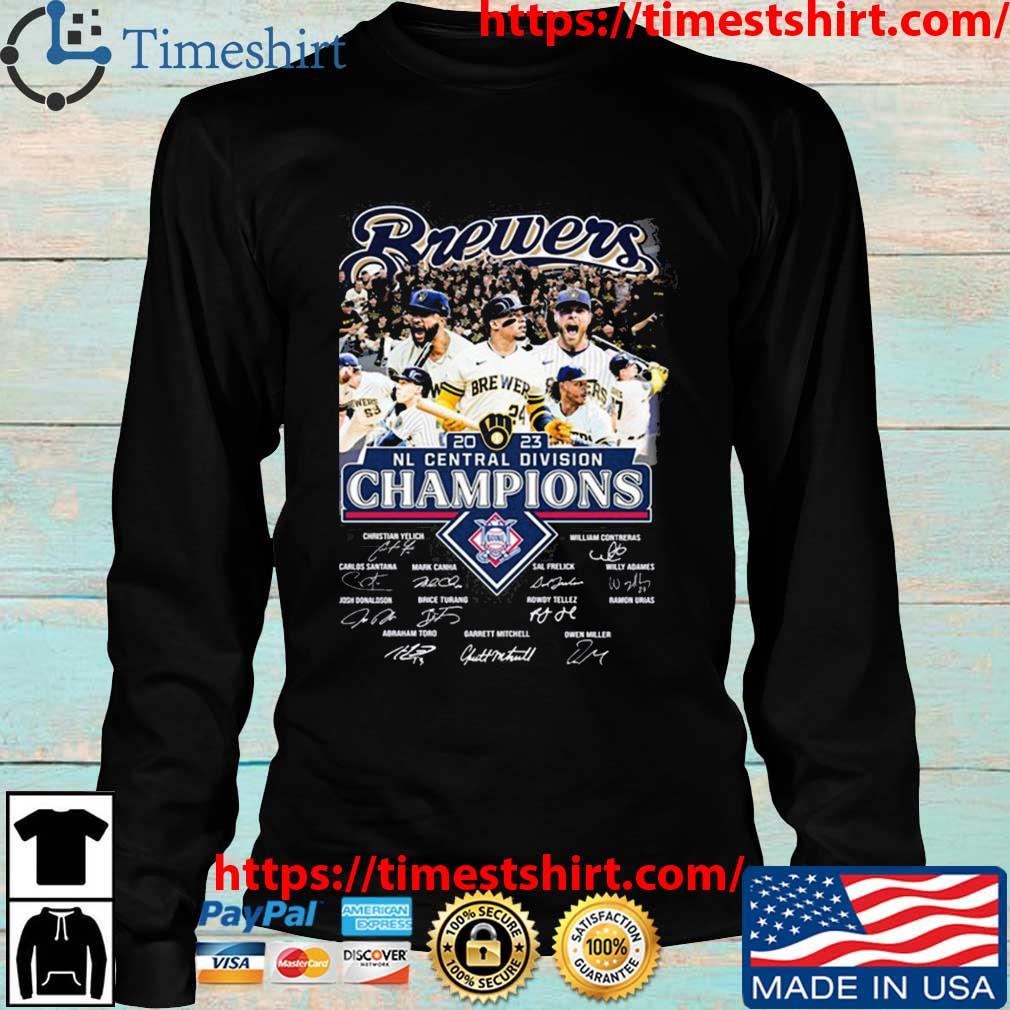 Milwaukee Brewers sport city 2023 NL Central Division Champions T-shirt,  hoodie, sweater, long sleeve and tank top