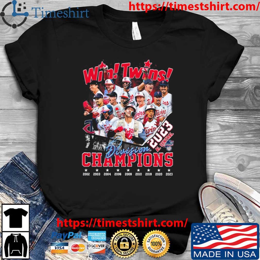 Minnesota Twins Win Twins Division Champions 2023 t-shirt