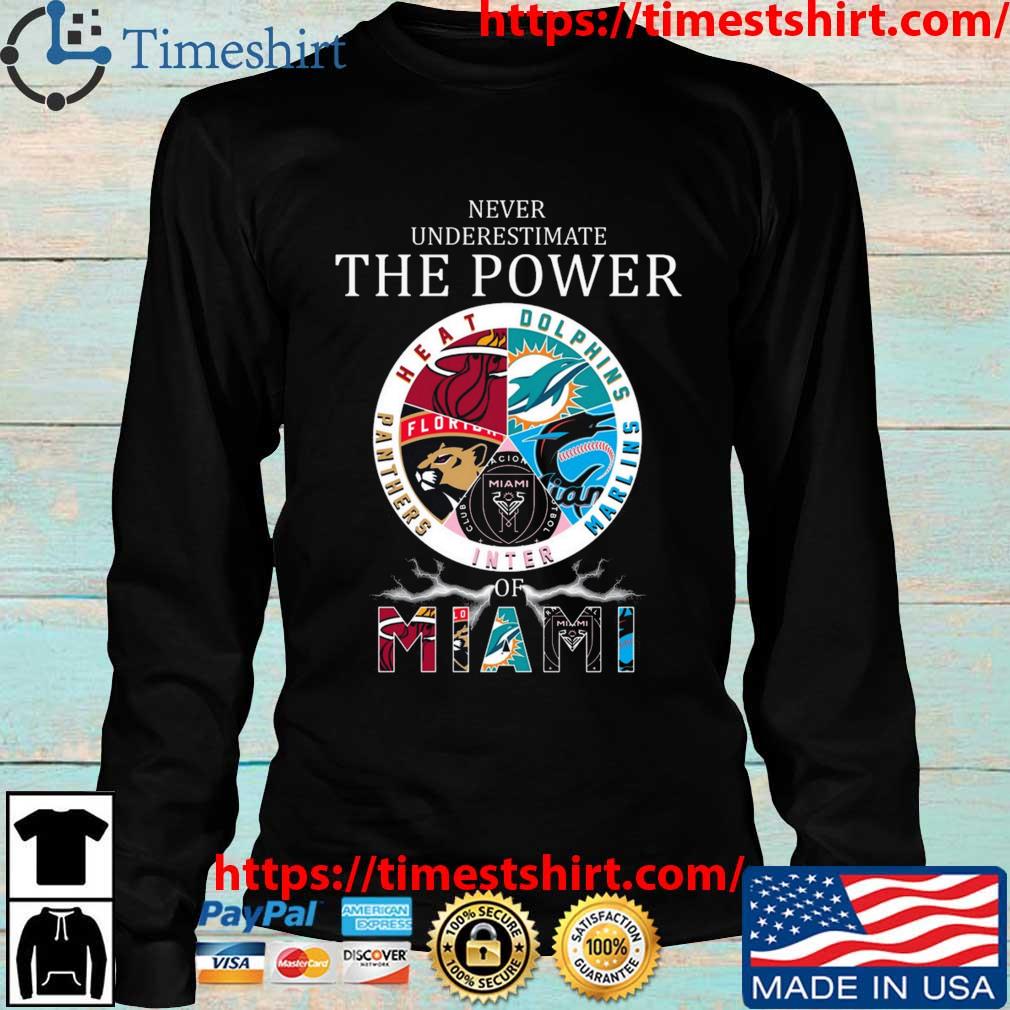 Inter Miami Circle Logo Sport Teams Panthers Dolphins Marlins Shirt,  hoodie, sweater, long sleeve and tank top