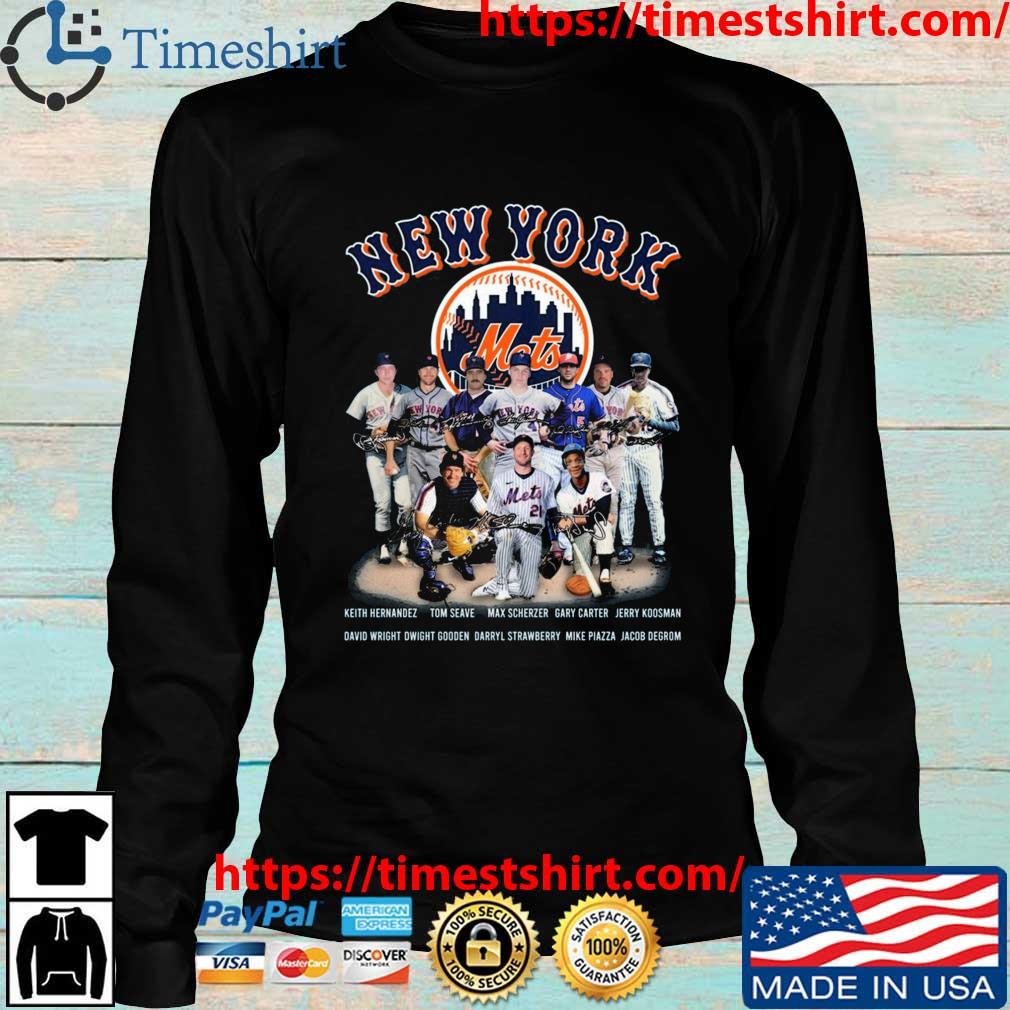 New York Mets And Their Players Signatures shirt, hoodie, sweater