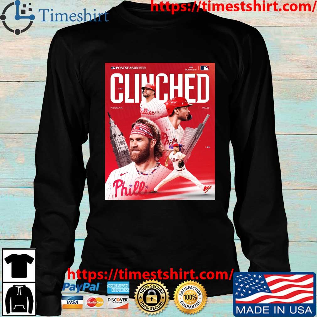 Philadelphia Phillies Postseason Clinched 2023 Take October Shirt, hoodie,  sweater, long sleeve and tank top