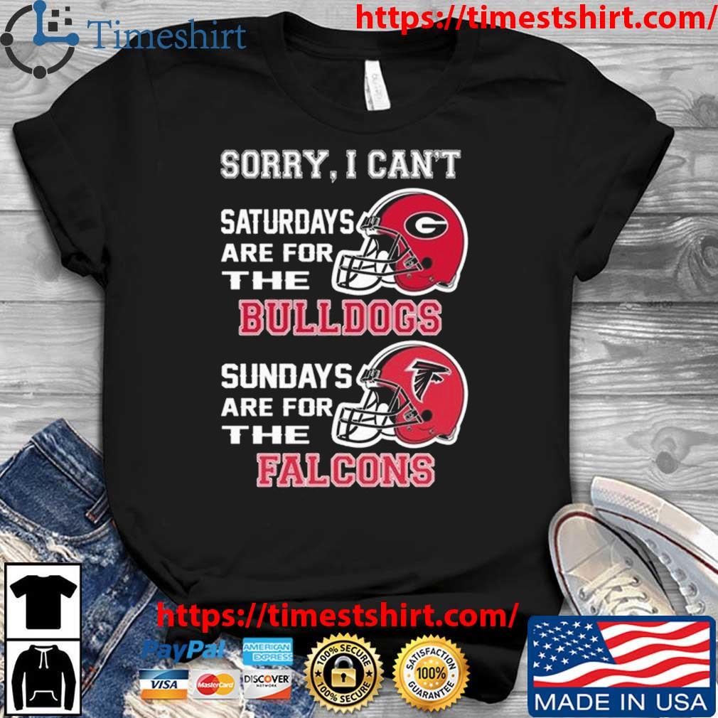 Sorry I Can't Saturdays Are For The Georgia Bulldogs Are For The Baltimore Ravens 2023 t-shirt