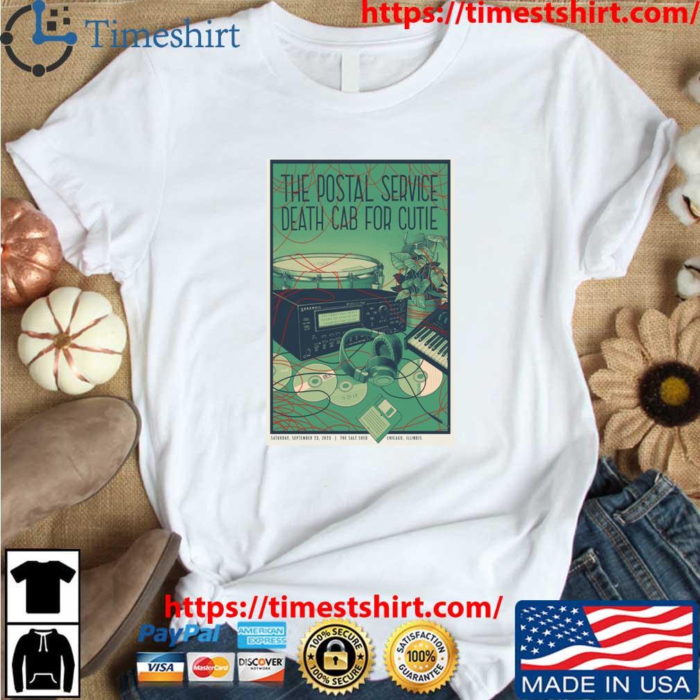 The Postal Service & Death Cab for Cutie The Salt Shed Chicago, IL Sept 23, 2023 t-shirt