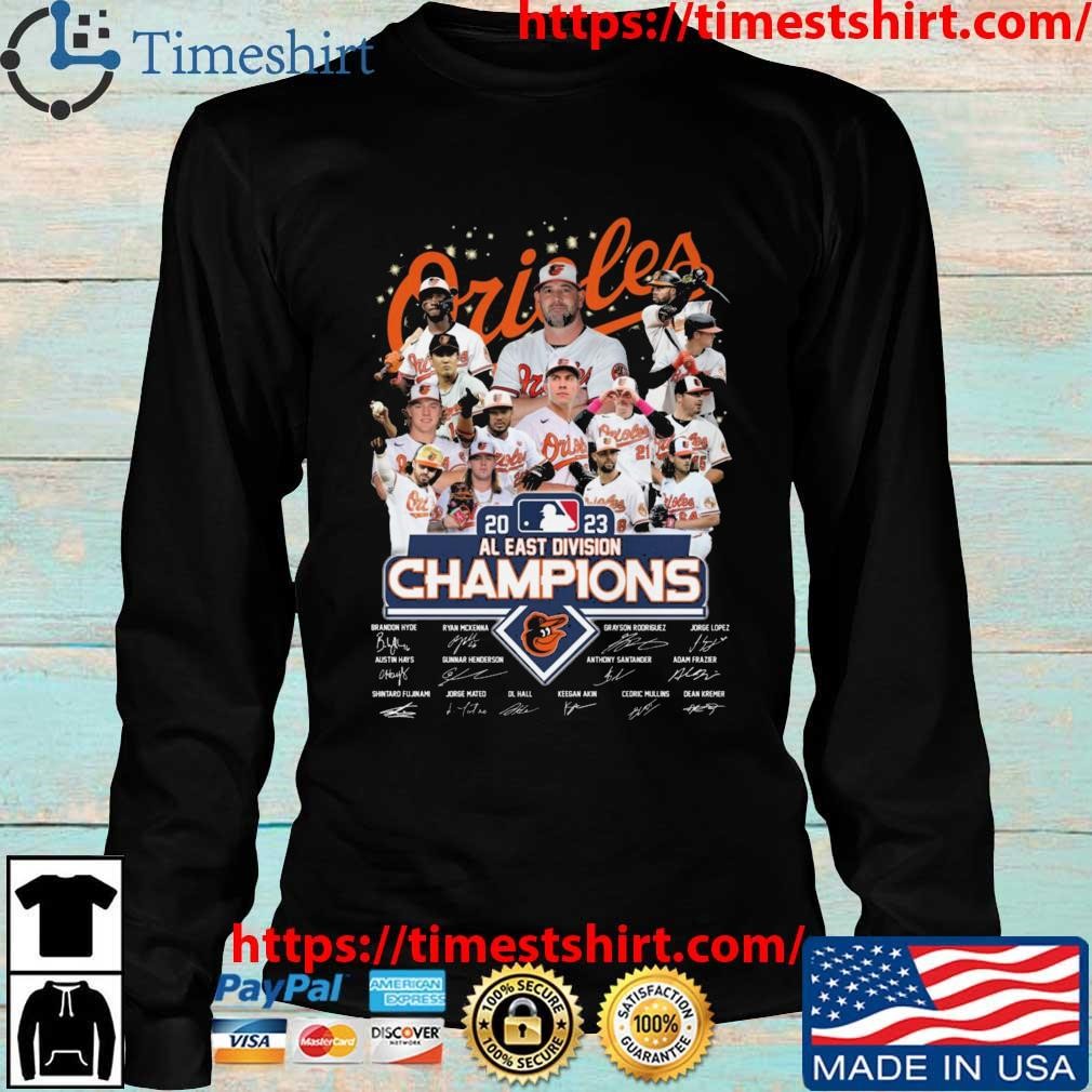 Congrats Baltimore Orioles AL East Champions 2023 T-Shirt - Roostershirt