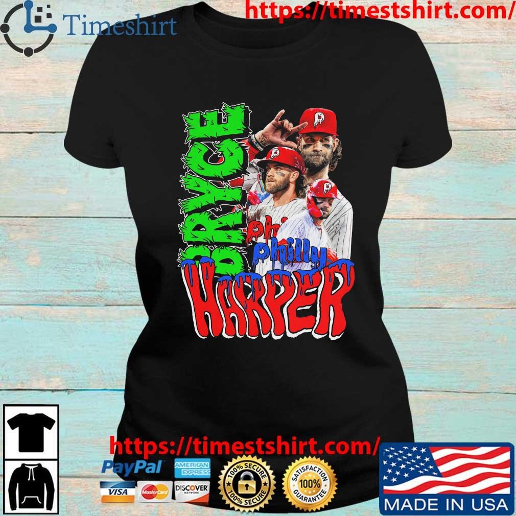 Bryce harper philadelphia majestic youth player graphic T-shirts, hoodie,  sweater, long sleeve and tank top