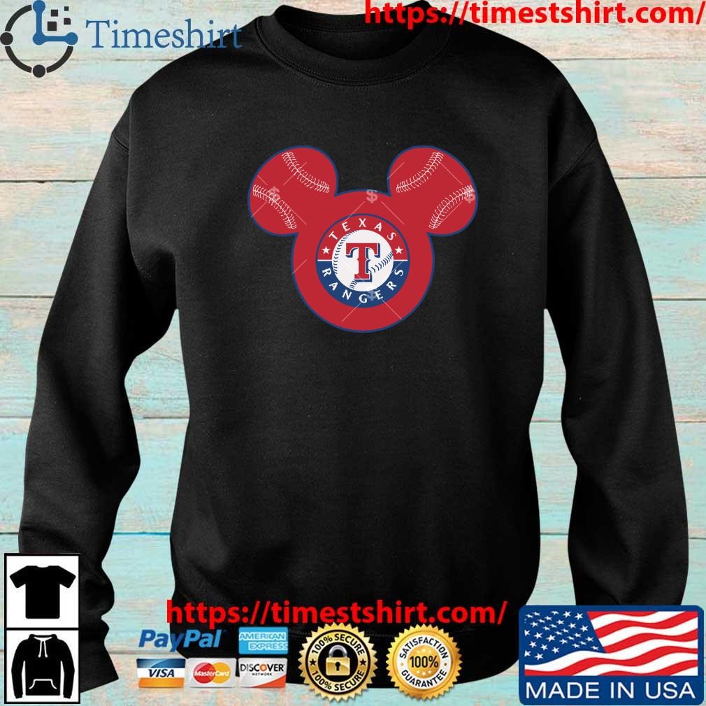 Texas Rangers MLB Mickey Mouse player cartoon 2023 shirt - Limotees