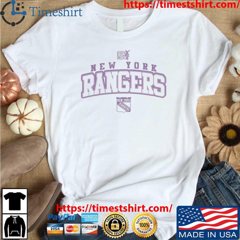 New York Rangers Levelwear Hockey Fights Cancer Richmond Shirt - Peanutstee