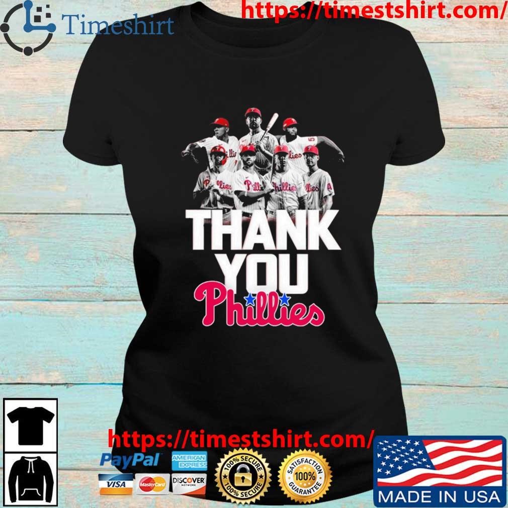 Philadelphia Phillies Team Players 2923 Thank You Phillies Shirt