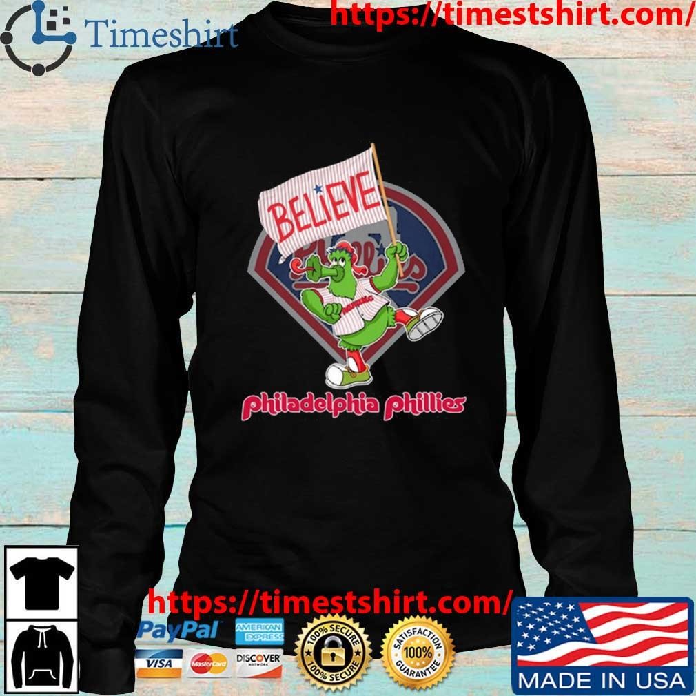 Phillie Phanatic Philadelphia Phillies Believe t-shirt - ColorfulTeesOutlet