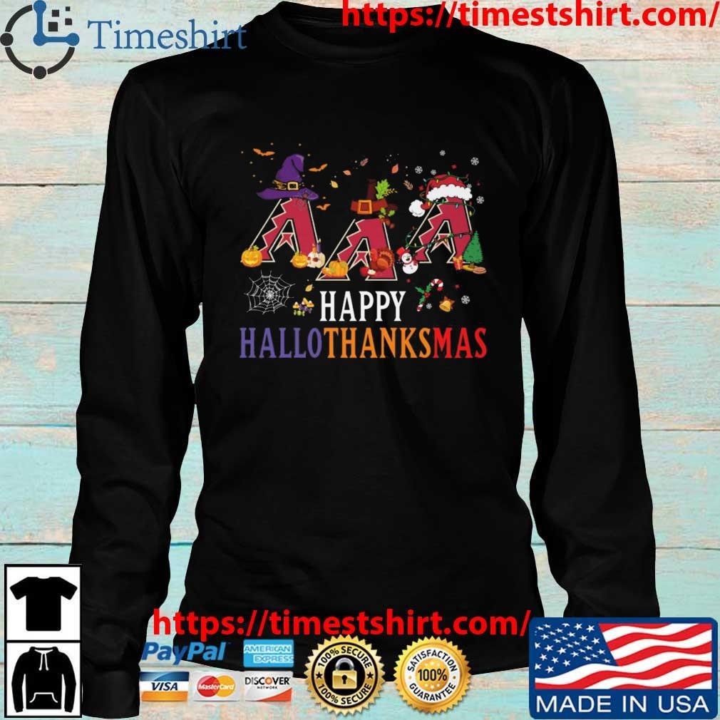 Arizona Diamondbacks Happy Hallothanksmas shirt - Ndtprint