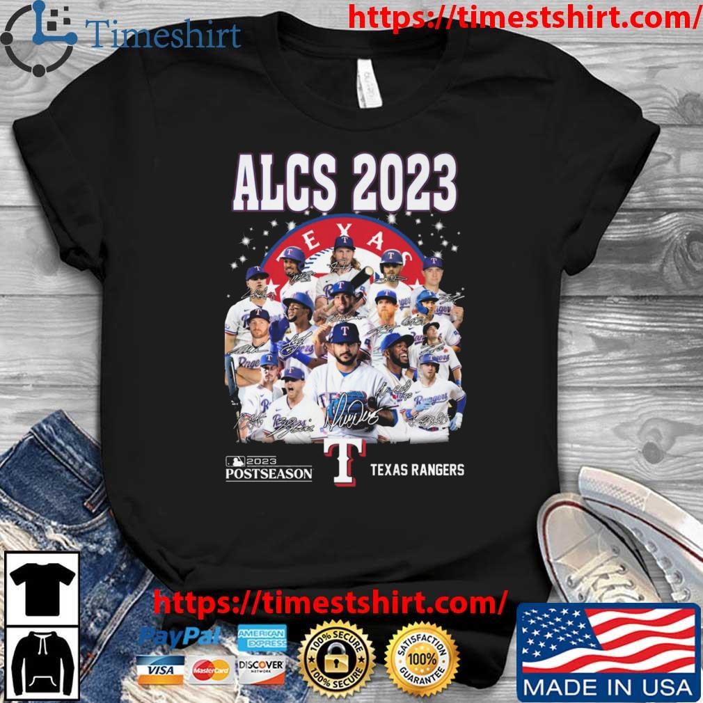 Official Texas Rangers 2023 Alcs Post Season T-Shirt - ReviewsTees