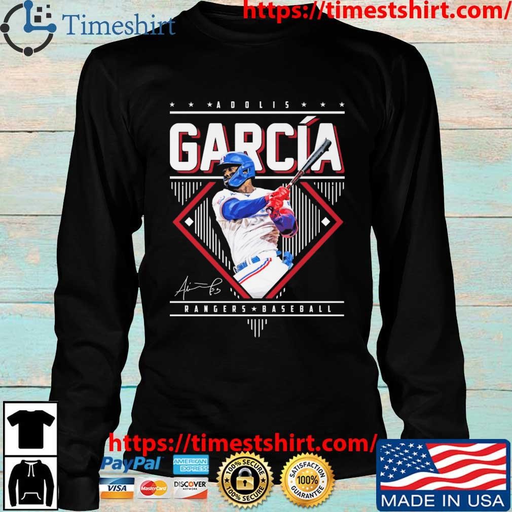 Adolis García Texas Rangers signature shirt, hoodie, sweater, long sleeve  and tank top