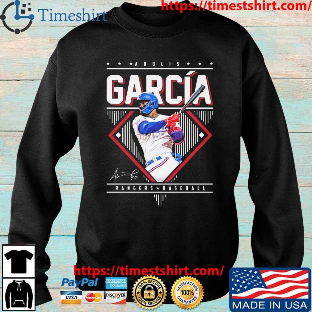 Adolis García Texas Rangers signature shirt, hoodie, sweater, long sleeve  and tank top