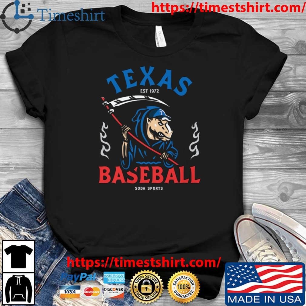 Original Texas Rangers Baseball Soda Sports Est 1972 Shirt, hoodie,  sweater, long sleeve and tank top