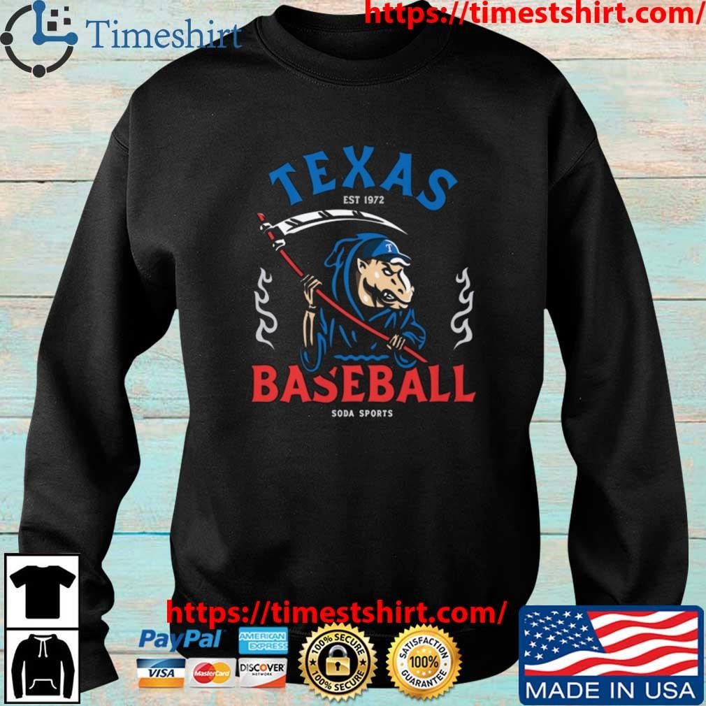 Texas Rangers Baseball Soda Sports Est 1972 T-shirt,Sweater, Hoodie, And  Long Sleeved, Ladies, Tank Top
