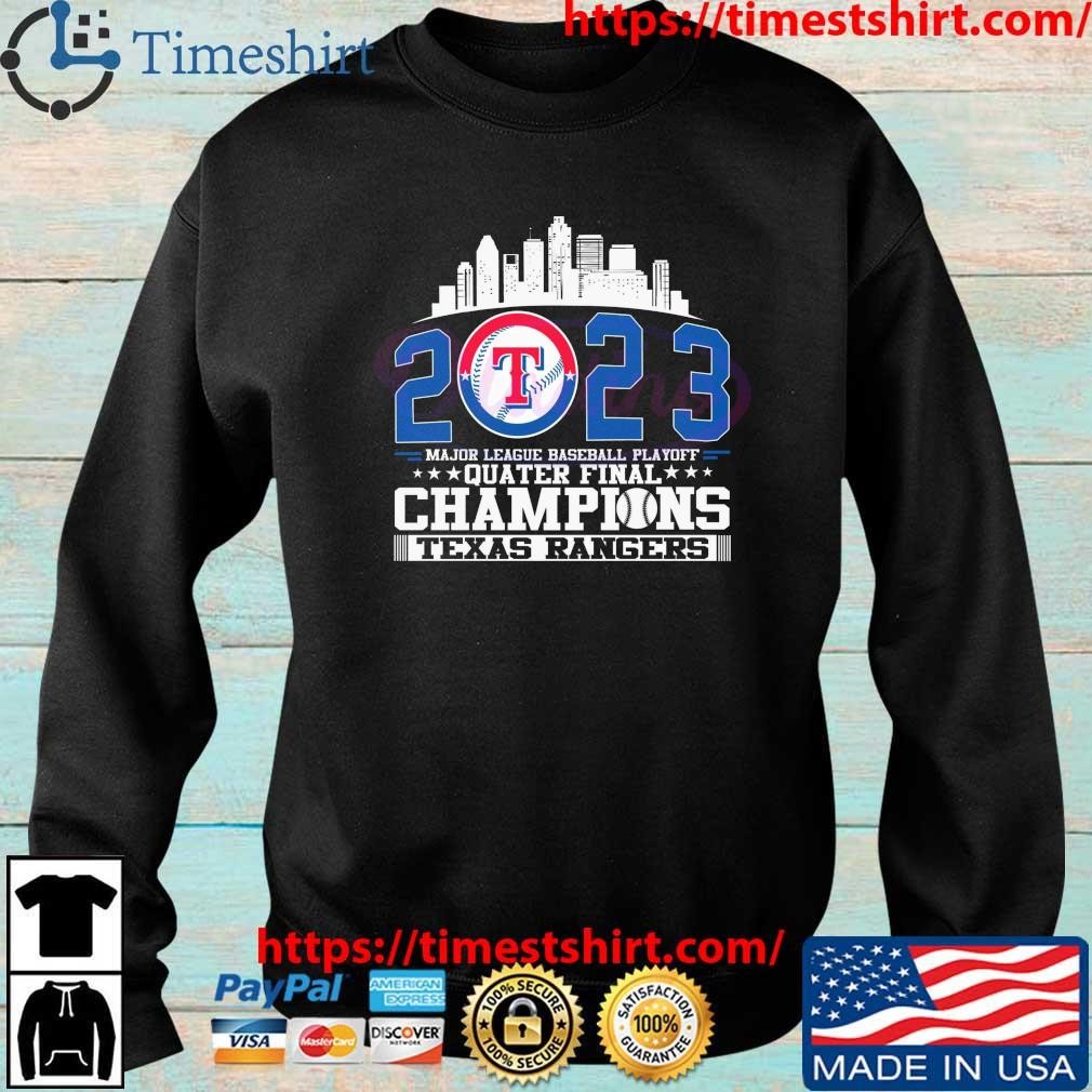 Texas Rangers Major League Baseball Playoff Quarter Final Champions T Shirt